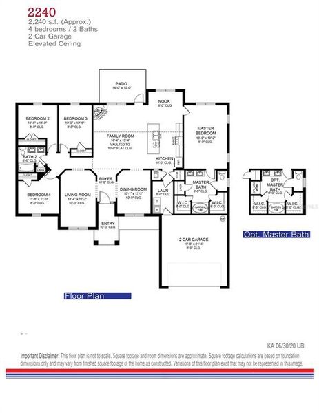 2D floor plan layout of this home in , Ocala, FL (Image 3).