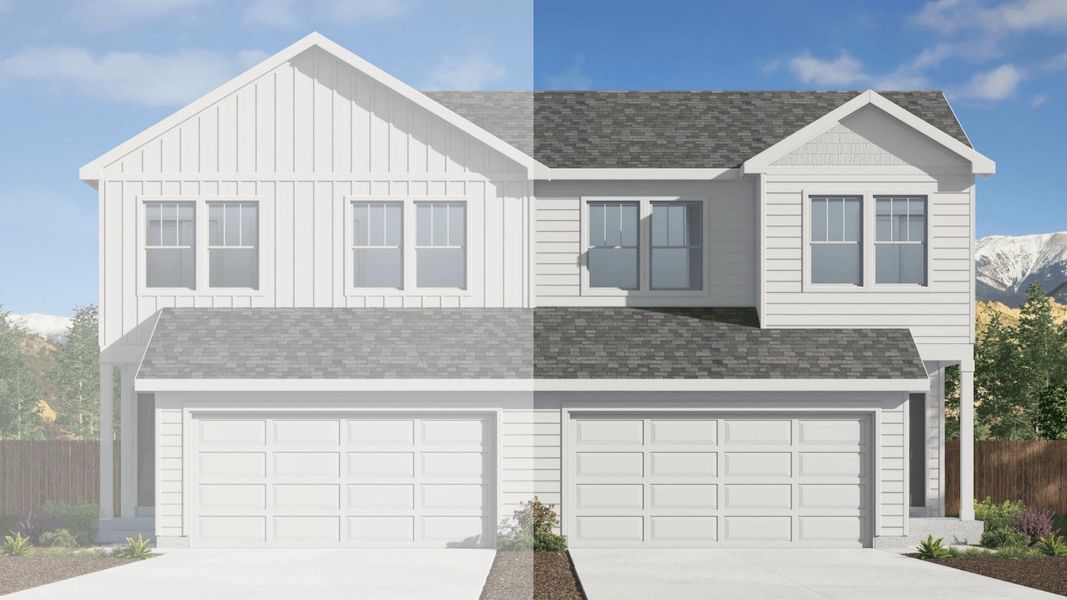 Representative exterior photo of a completed home built from the BOXELDER by D.R. Horton in Ellston Park, Colorado Springs, CO (Image 2). Representative exterior photo of a completed home built from the BOXELDER by D.R. Horton in Ellston Park, Colorado Springs, CO (Image 2).