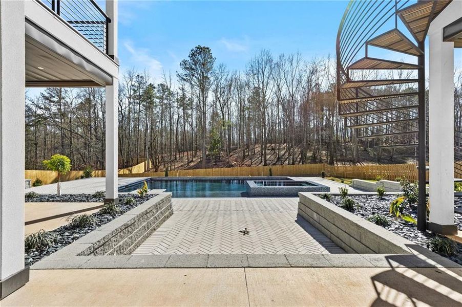 Exterior details and patio area of a home in , Flowery Branch (Image 39). Exterior details and patio area of a home in , Flowery Branch (Image 39).