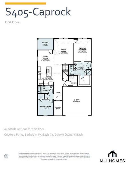 2D floor plan layout of this home in Cascades at Onion Creek, Austin, TX (Image 6). 2D floor plan layout of this home in Cascades at Onion Creek, Austin, TX (Image 6).