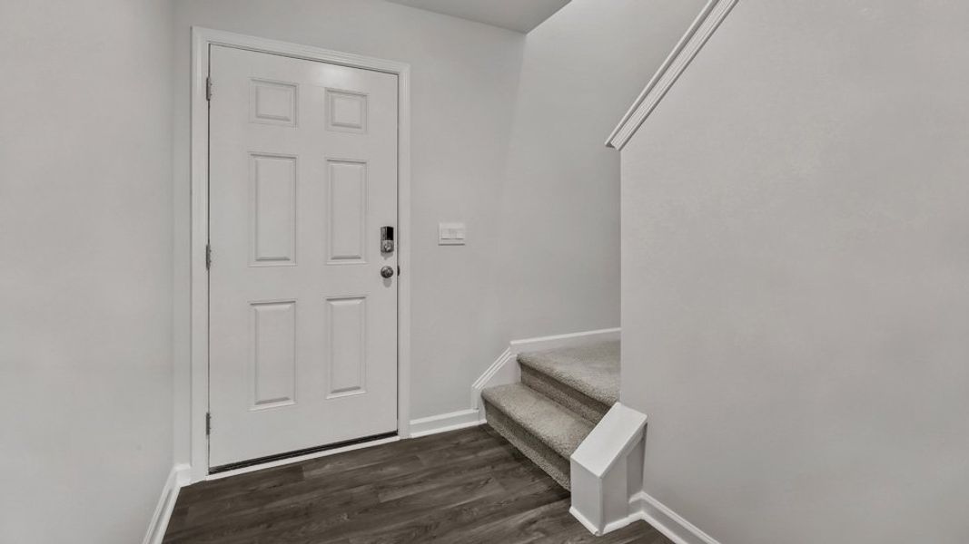 Spacious, unfurnished interior of a new home in The Townes at Honeycutt Oaks, Angier (Image 11).