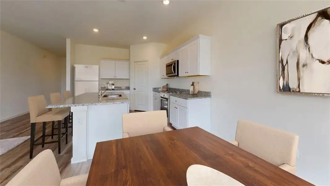 Furnished interior view inside a new home in Silverton, Dacula (Image 4). Furnished interior view inside a new home in Silverton, Dacula (Image 4).