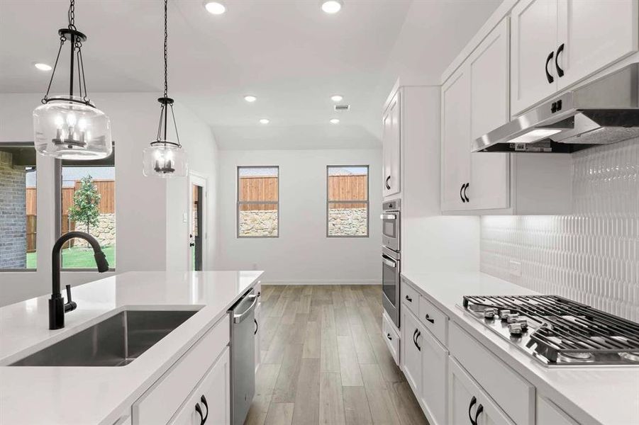 Furnished interior view inside a new home in Brookshire at Legacy Hills-60s, Celina (Image 13). Furnished interior view inside a new home in Brookshire at Legacy Hills-60s, Celina (Image 13).