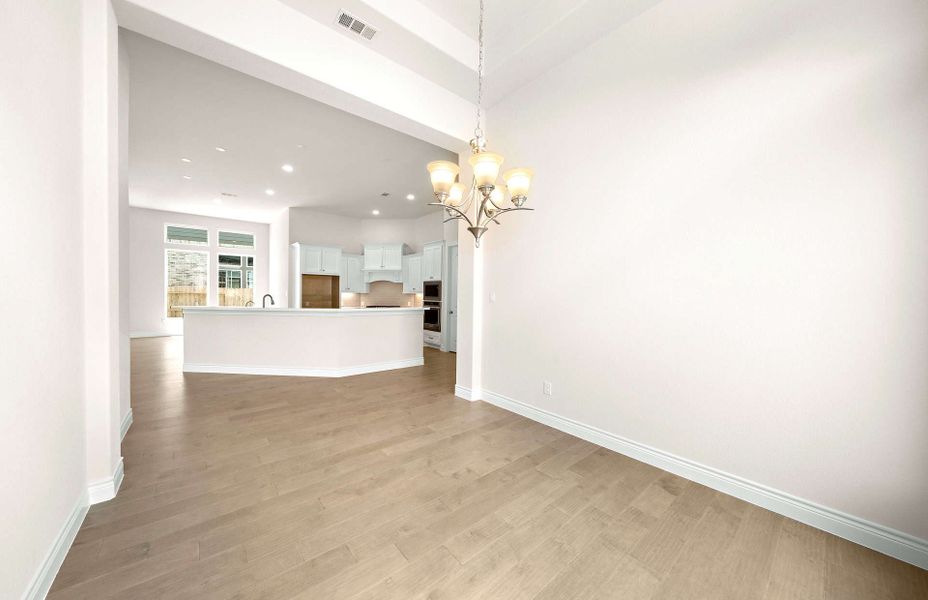 Representative unfurnished interior of a home built from the 2855AU by Ravenna Homes in Audubon 60′, Magnolia (Image 32).