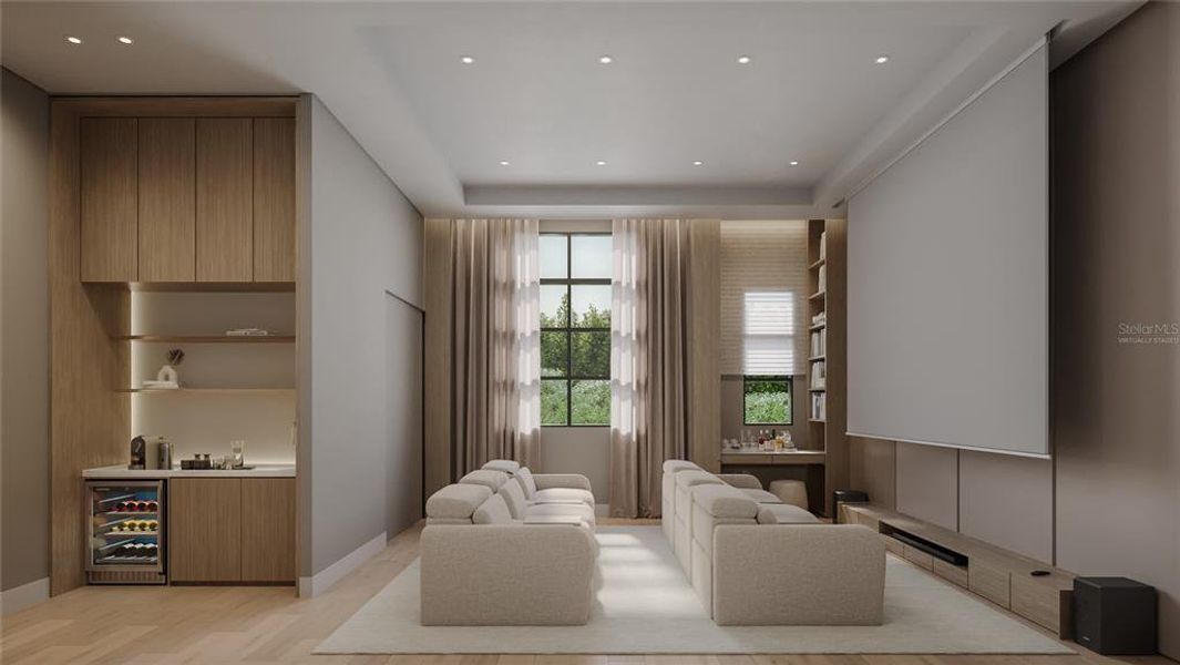 Furnished interior view inside a new home in , Montverde (Image 29).