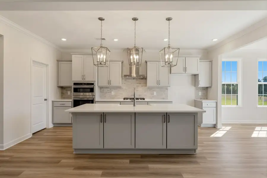 Furnished interior view inside a new home in Ridgecrest at Midway, Anderson (Image 6).