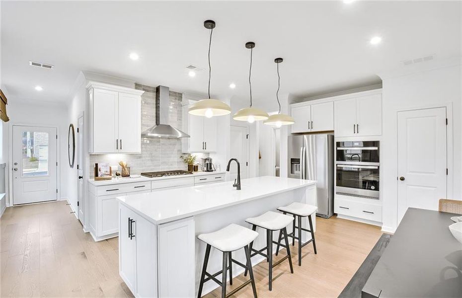 Furnished interior view inside a new home in Adler Springs, Powder Springs (Image 9).