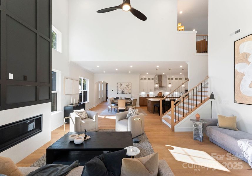 Furnished interior view inside a new home in , Charlotte (Image 29). Furnished interior view inside a new home in , Charlotte (Image 29).