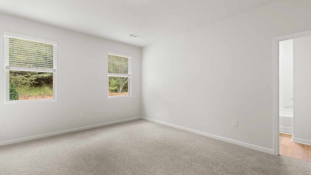 Representative unfurnished interior of a home built from the Booth by D.R. Horton in Grandview at Lanier, Dawsonville (Image 25).