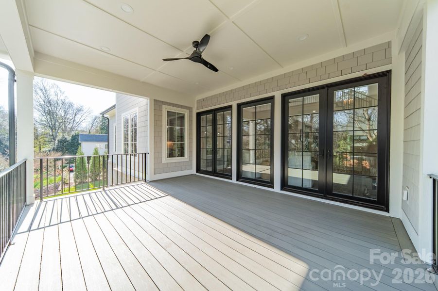 Exterior details and patio area of a home in , Charlotte (Image 23).