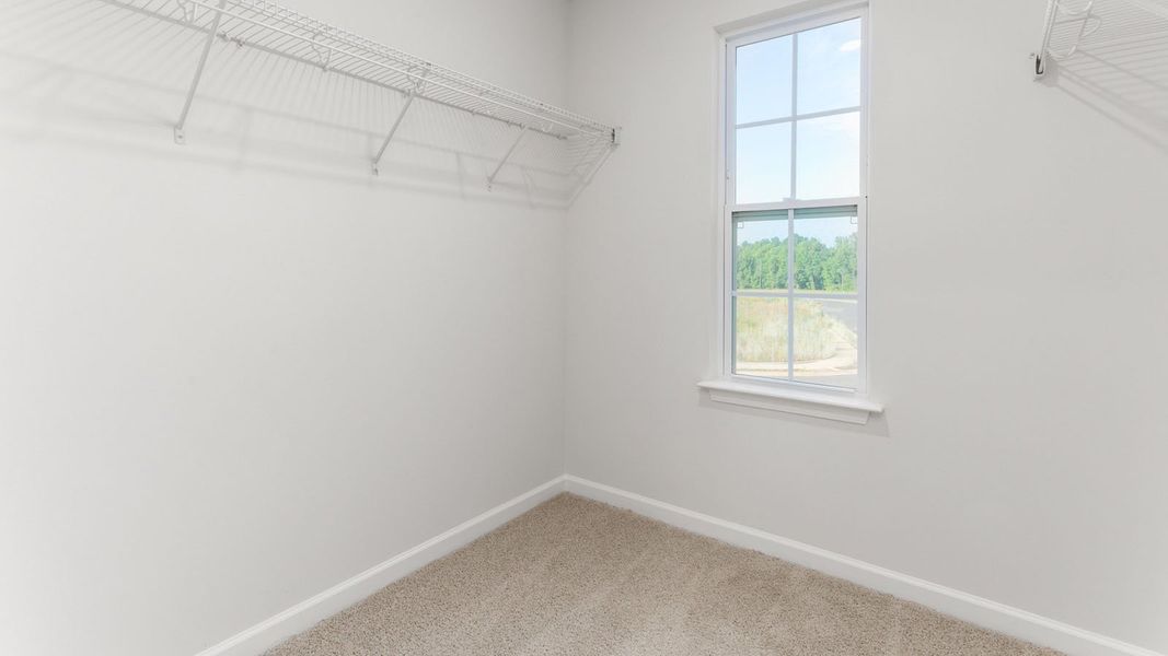 Representative unfurnished interior of a home built from the NEWTON - EXPRESS by D.R. Horton in Glennview, Kernersville (Image 13).