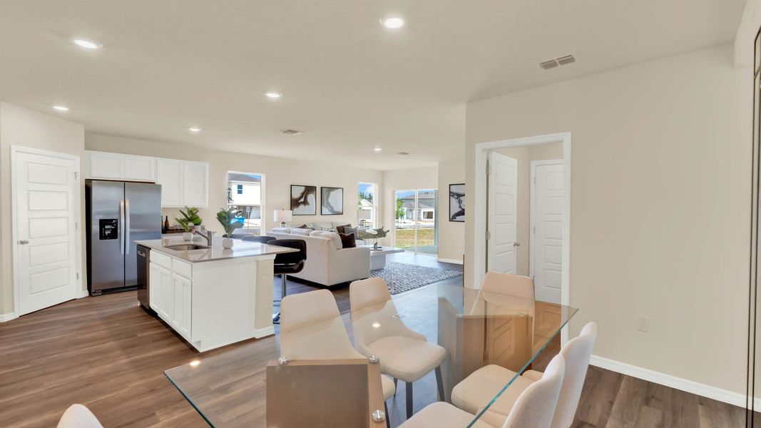 Representative furnished interior of a home built from the Lakeside by D.R. Horton in Sagewood, Apopka (Image 11).