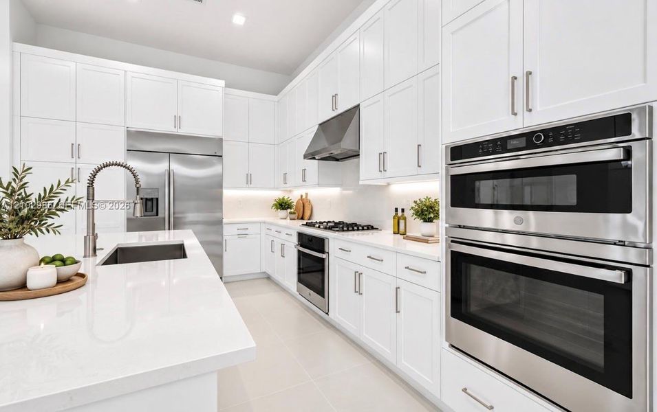 Furnished interior view inside a new home in , Boca Raton (Image 15).