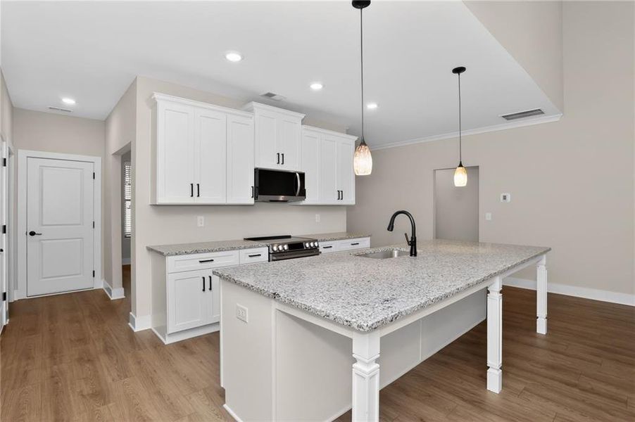 Furnished interior view inside a new home in , Dawsonville (Image 5).