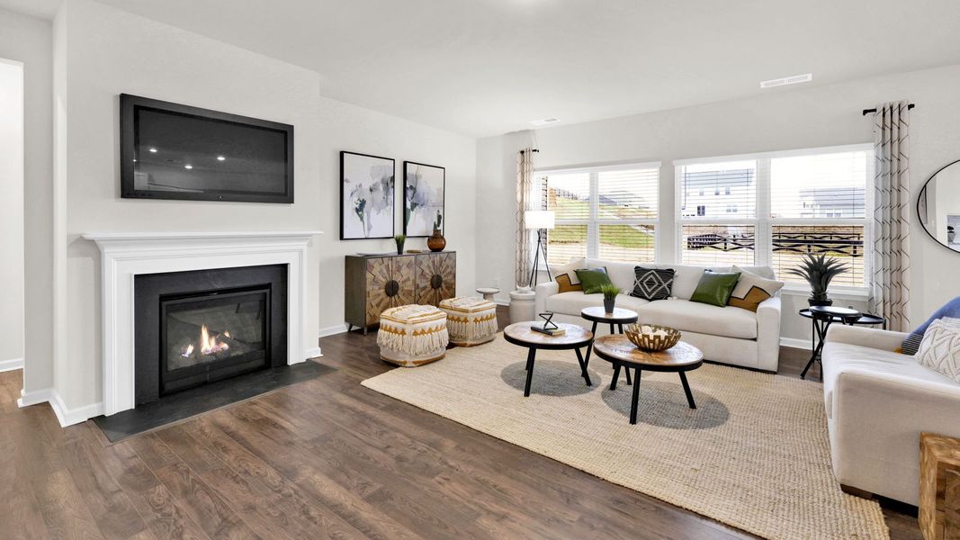 Furnished interior view inside a new home in Johnson Farms, Greeneville (Image 11).