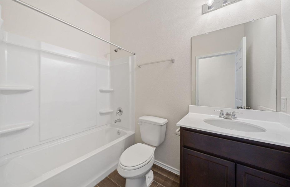 Furnished interior view inside a new home in Sunfield, Buda (Image 9). Furnished interior view inside a new home in Sunfield, Buda (Image 9).