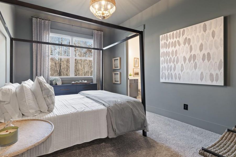 Furnished interior view inside a new home in Arden on Lanier, Cumming (Image 17).