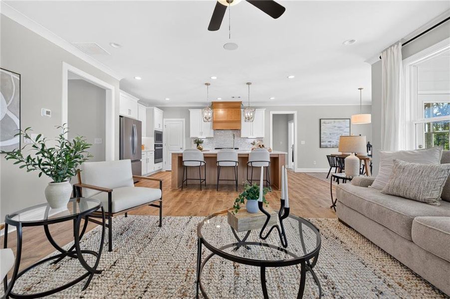 Furnished interior view inside a new home in , Jefferson (Image 7).