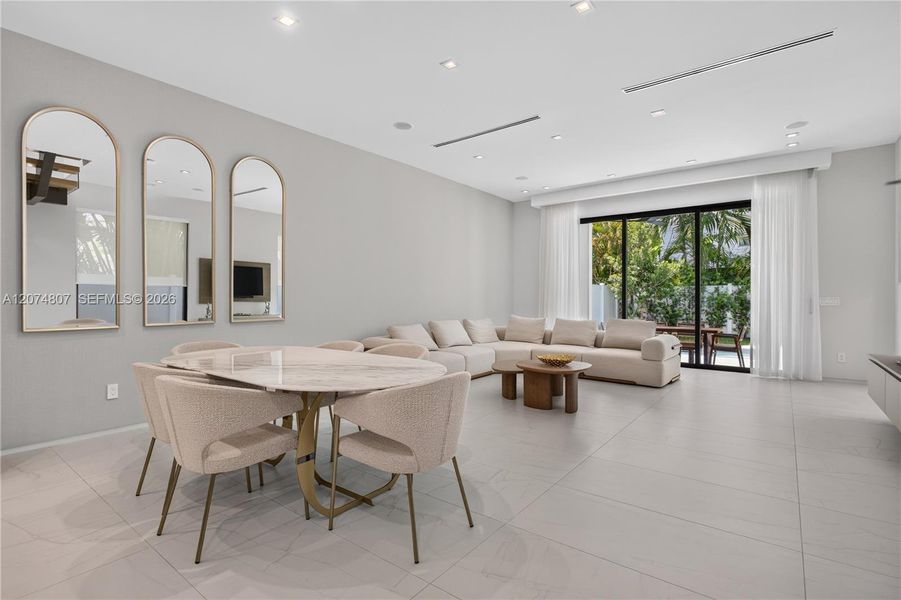Furnished interior view inside a new home in , Fort Lauderdale (Image 5). Furnished interior view inside a new home in , Fort Lauderdale (Image 5).