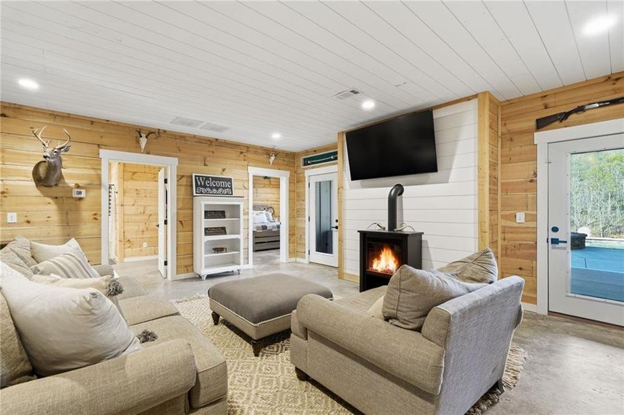 Furnished interior view inside a new home in , Talking Rock (Image 38).