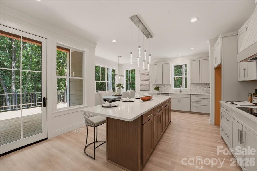 Furnished interior view inside a new home in , Monroe (Image 7).