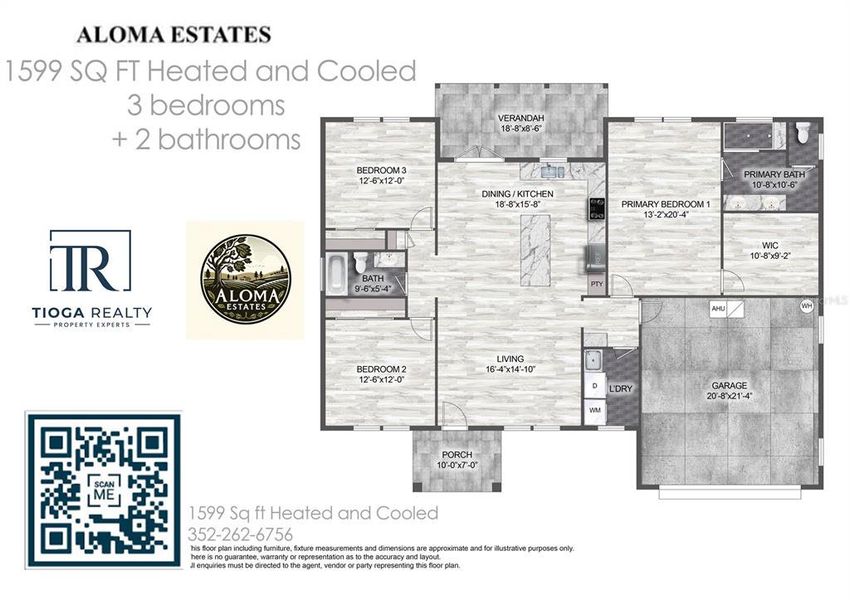 2D floor plan layout of this home in , Bronson, FL (Image 3).