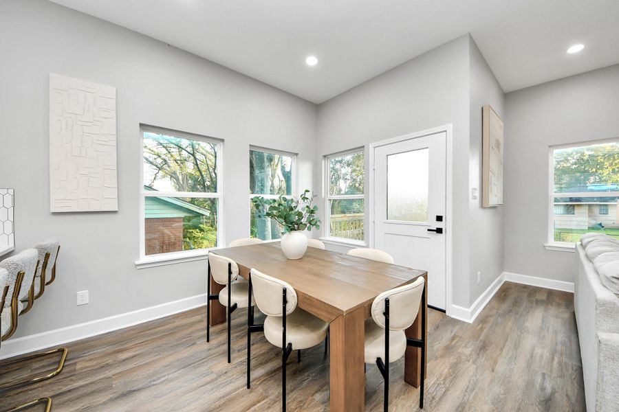 Furnished interior view inside a new home in , Houston (Image 7).