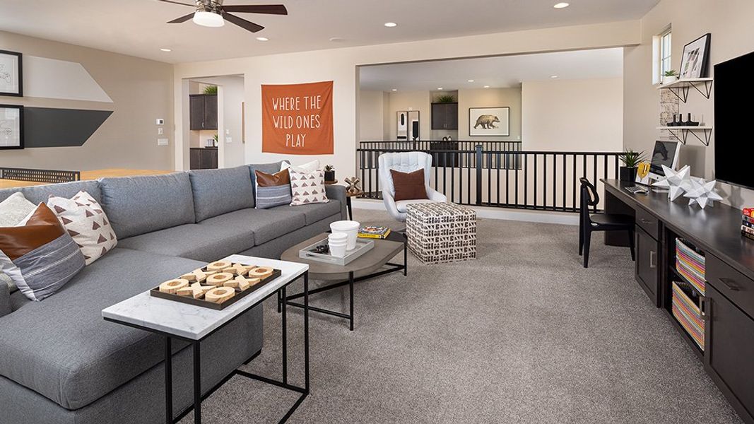 Furnished interior view inside a new home in Legado, Queen Creek (Image 12).