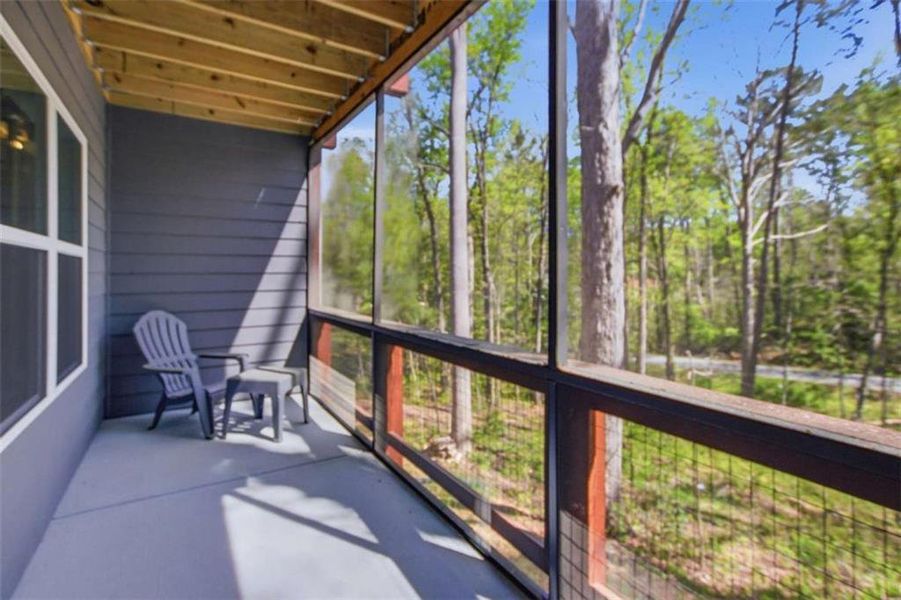 Exterior details and patio area of a home in , Clarkesville (Image 24).