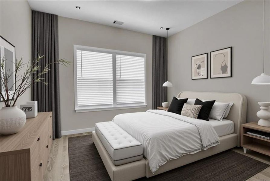 Furnished interior view inside a new home in , Stockbridge (Image 10).