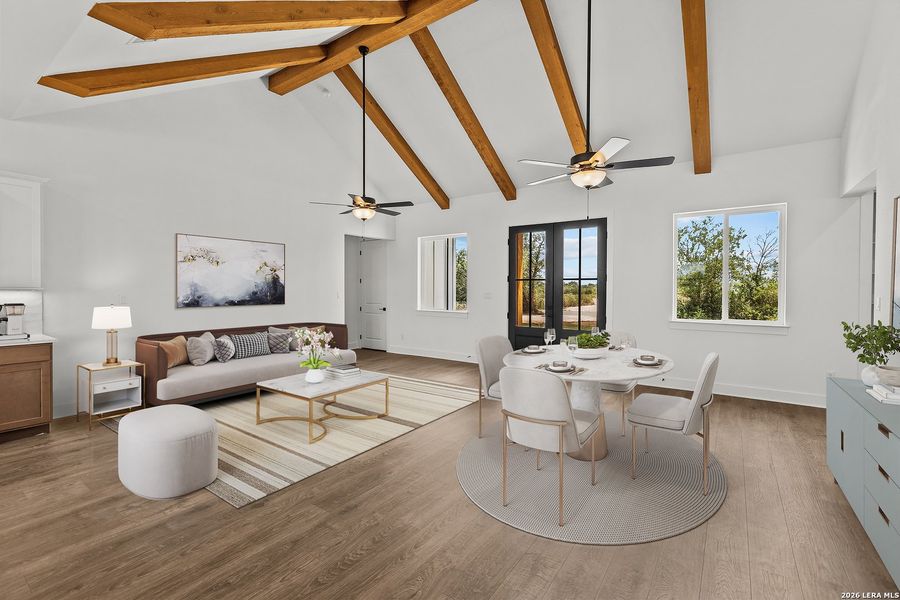 Furnished interior view inside a new home in , La Vernia (Image 3).