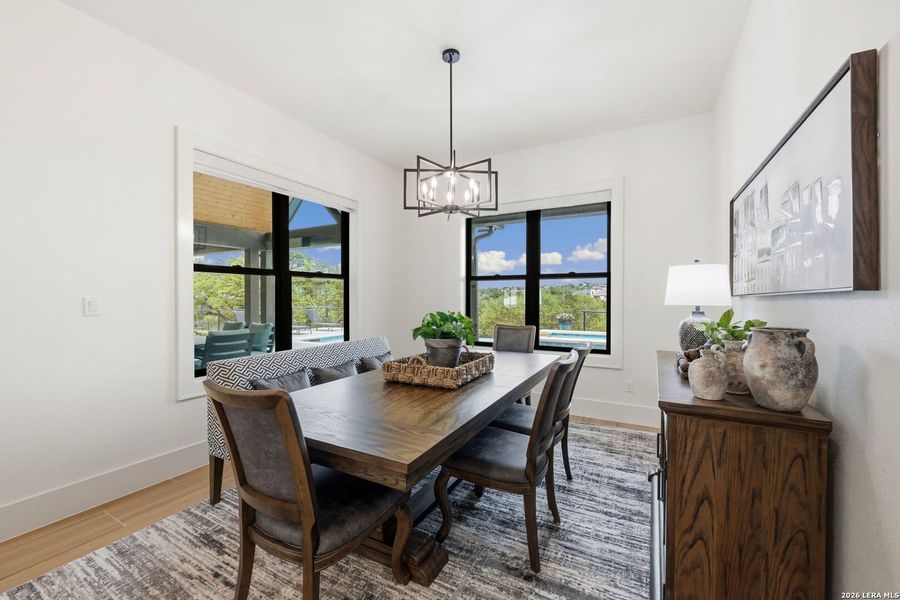Furnished interior view inside a new home in , New Braunfels (Image 12).