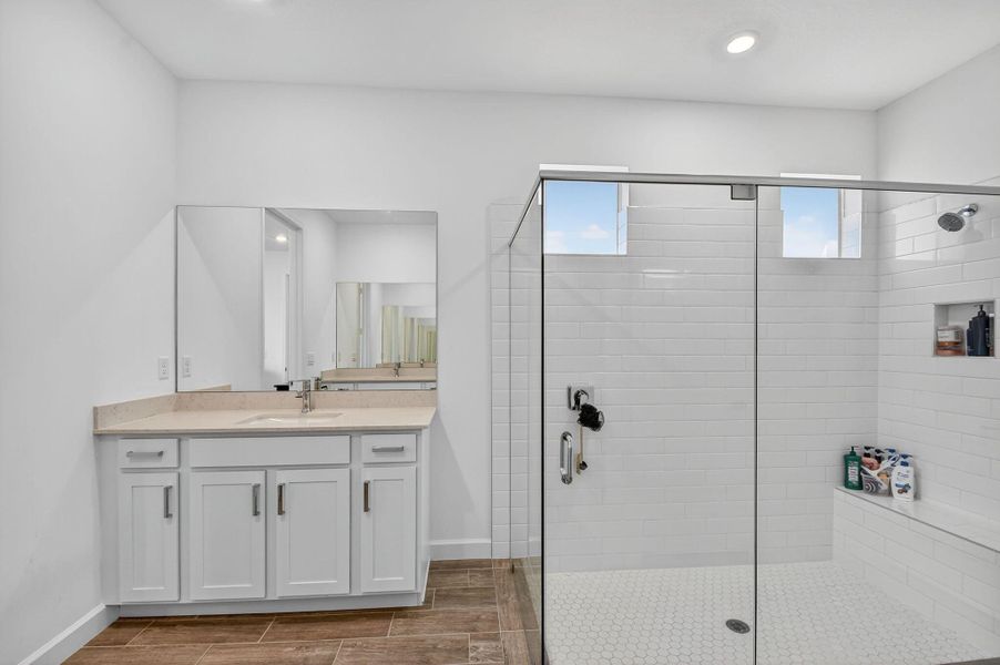 Furnished interior view inside a new home in , Loxahatchee (Image 37).