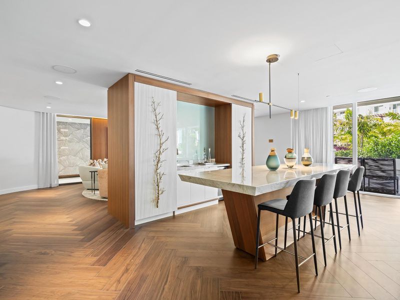 Furnished interior view inside a new home in Alina Residences, Boca Raton (Image 7).