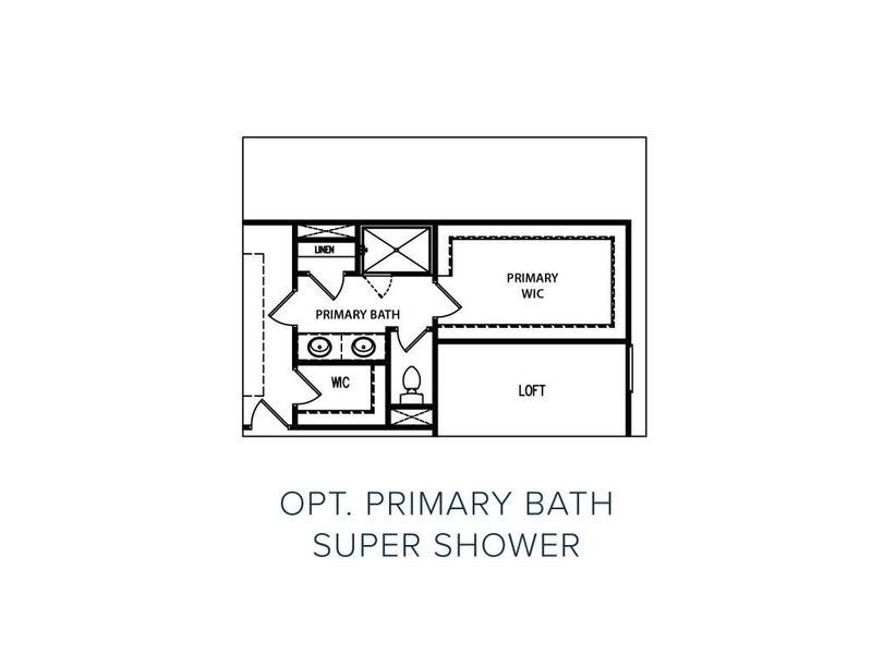 2D floor plan layout of this home in Sutton's Landing, Statham, GA (Image 6).