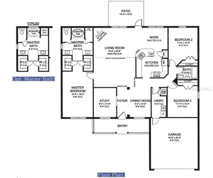 2D floor plan layout of this home in Rotonda, Rotonda West, FL (Image 4).