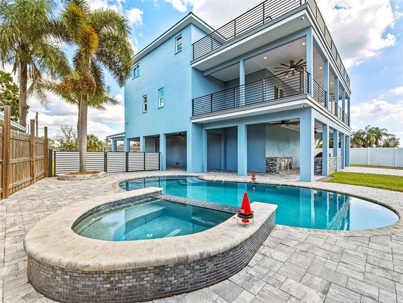 Exterior details and patio area of a home in , Tampa (Image 39). Exterior details and patio area of a home in , Tampa (Image 39).