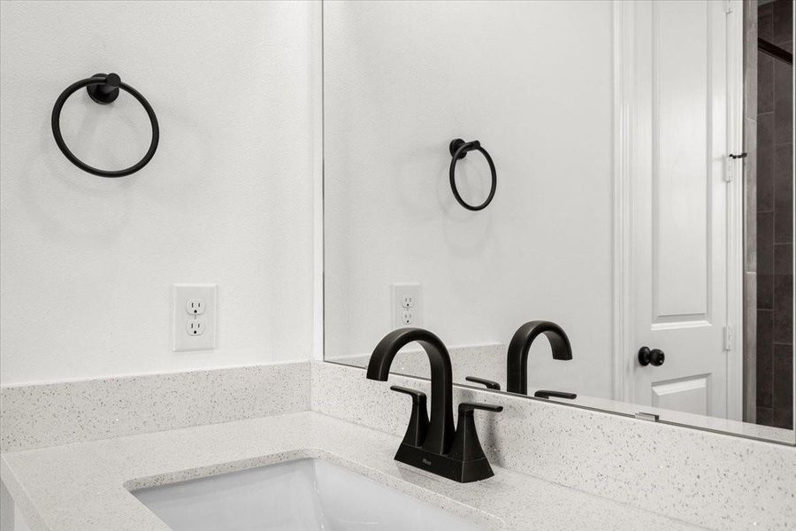 Close-up of interior finishes inside a home in , Houston (Image 18).