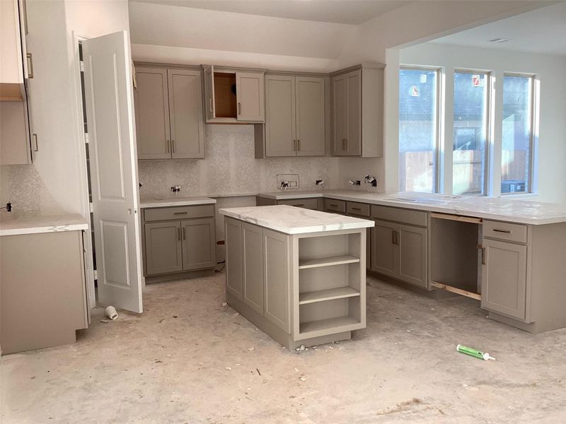 Construction progress - Kitchen Construction progress - Kitchen