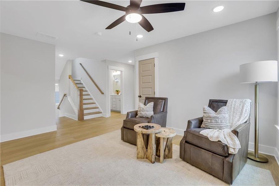 Furnished interior view inside a new home in Villas at Dawsonville, Dawsonville (Image 44).