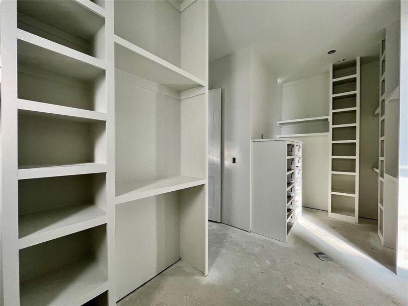 View of spacious closet