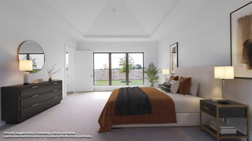 Furnished interior view inside a new home in Trinity Falls 60', McKinney (Image 9). Furnished interior view inside a new home in Trinity Falls 60', McKinney (Image 9).