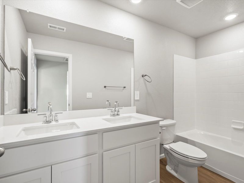 Furnished interior view inside a new home in Revere at Johnstown, Johnstown (Image 6).