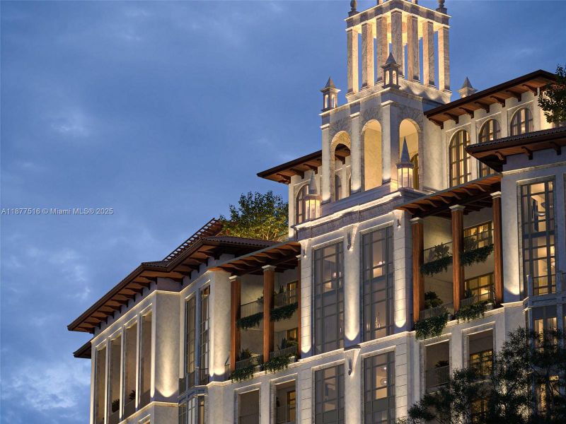 Front exterior of a new home in , Coral Gables, FL, highlighting curb appeal (Image 16). Front exterior of a new home in , Coral Gables, FL, highlighting curb appeal (Image 16).