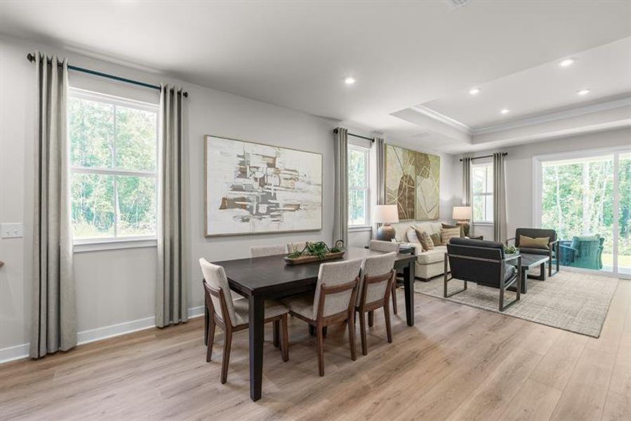 Representative furnished interior of a home built from the Silverleaf by Ryan Homes in East Lake, Leland (Image 18). Representative furnished interior of a home built from the Silverleaf by Ryan Homes in East Lake, Leland (Image 18).