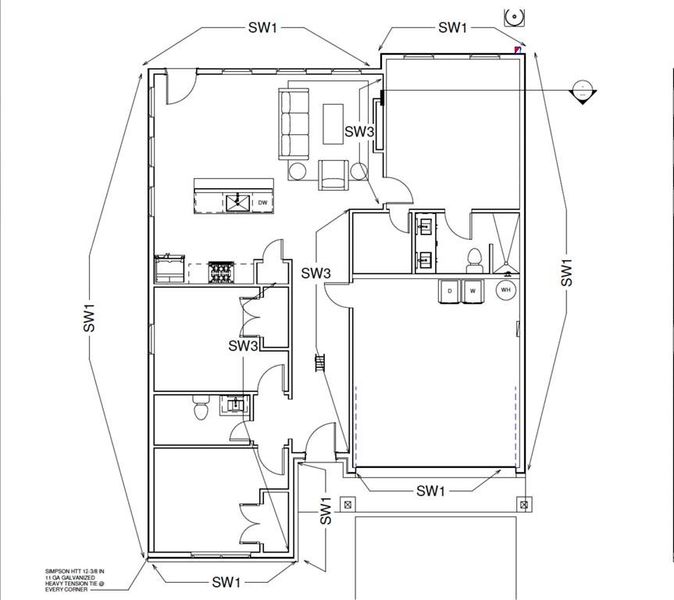 2D floor plan layout of this home in , Denison, TX (Image 3).