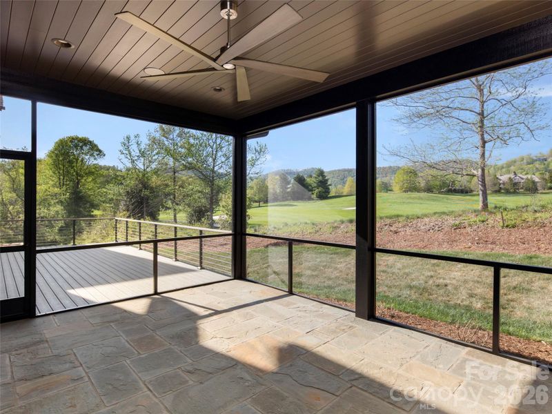 Exterior details and patio area of a home in , Arden (Image 4).