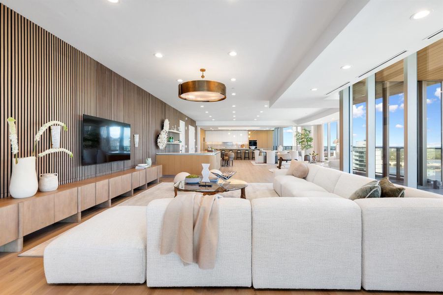 Furnished interior view inside a new home in , West Palm Beach (Image 13).