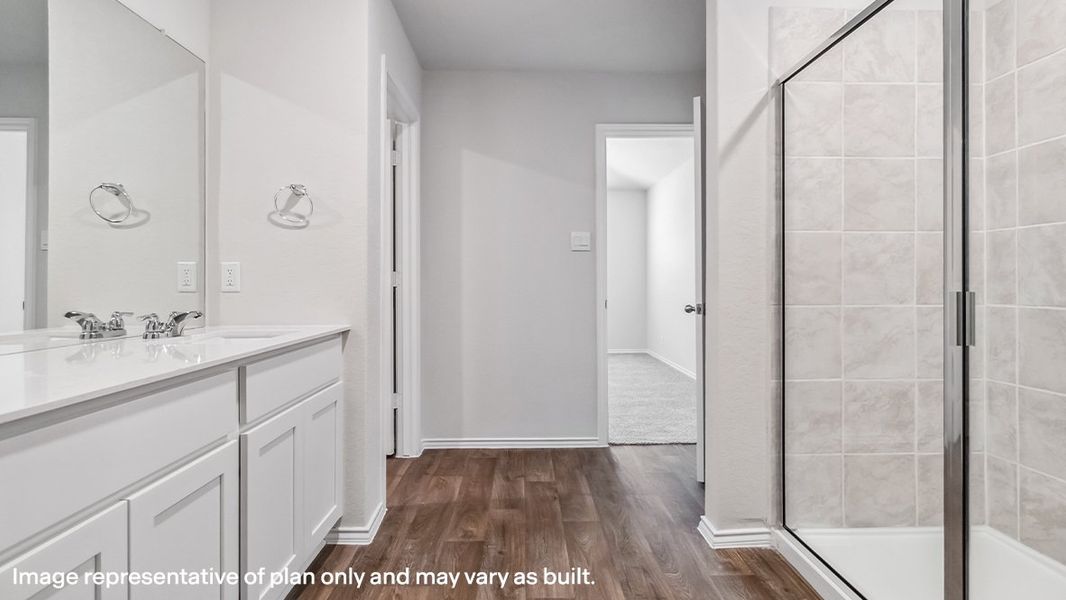 Furnished interior view inside a new home in Blue Ridge Ranch, San Antonio (Image 11).