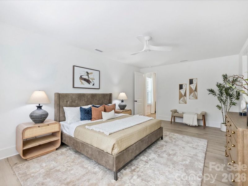 Furnished interior view inside a new home in , Charlotte (Image 10).